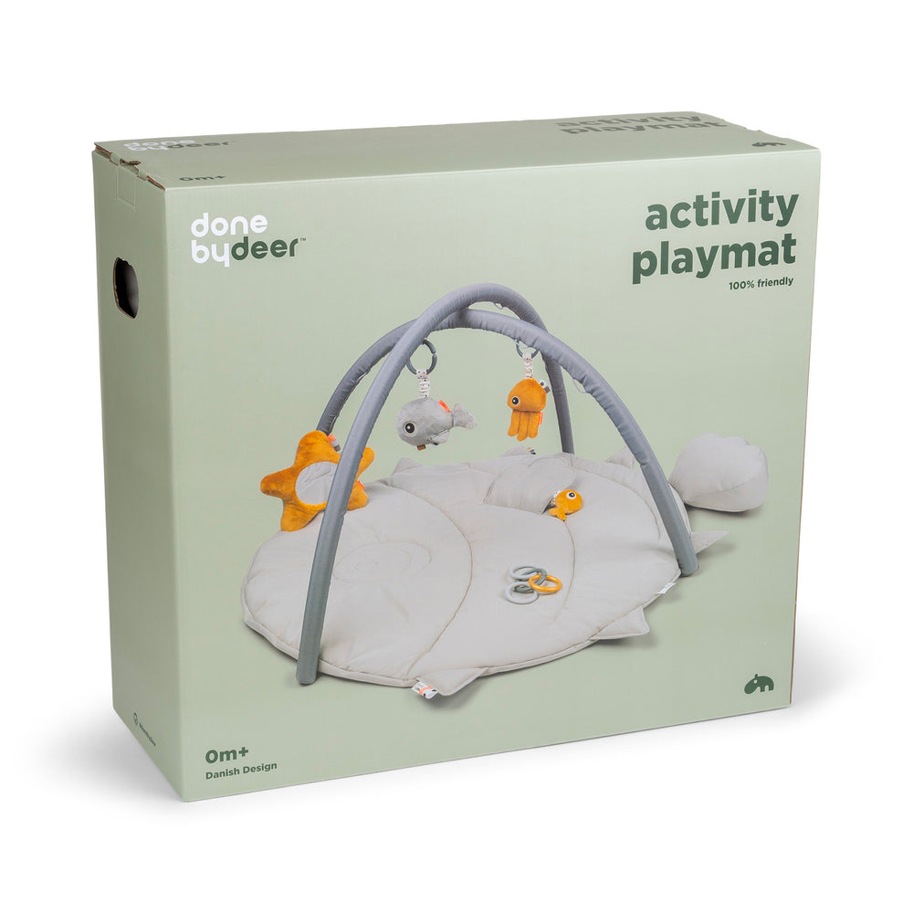 Grey play mat - Sea friends