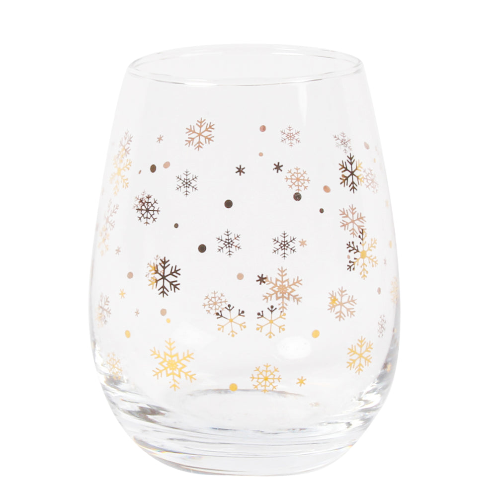 Duo of glasses - Gold flakes