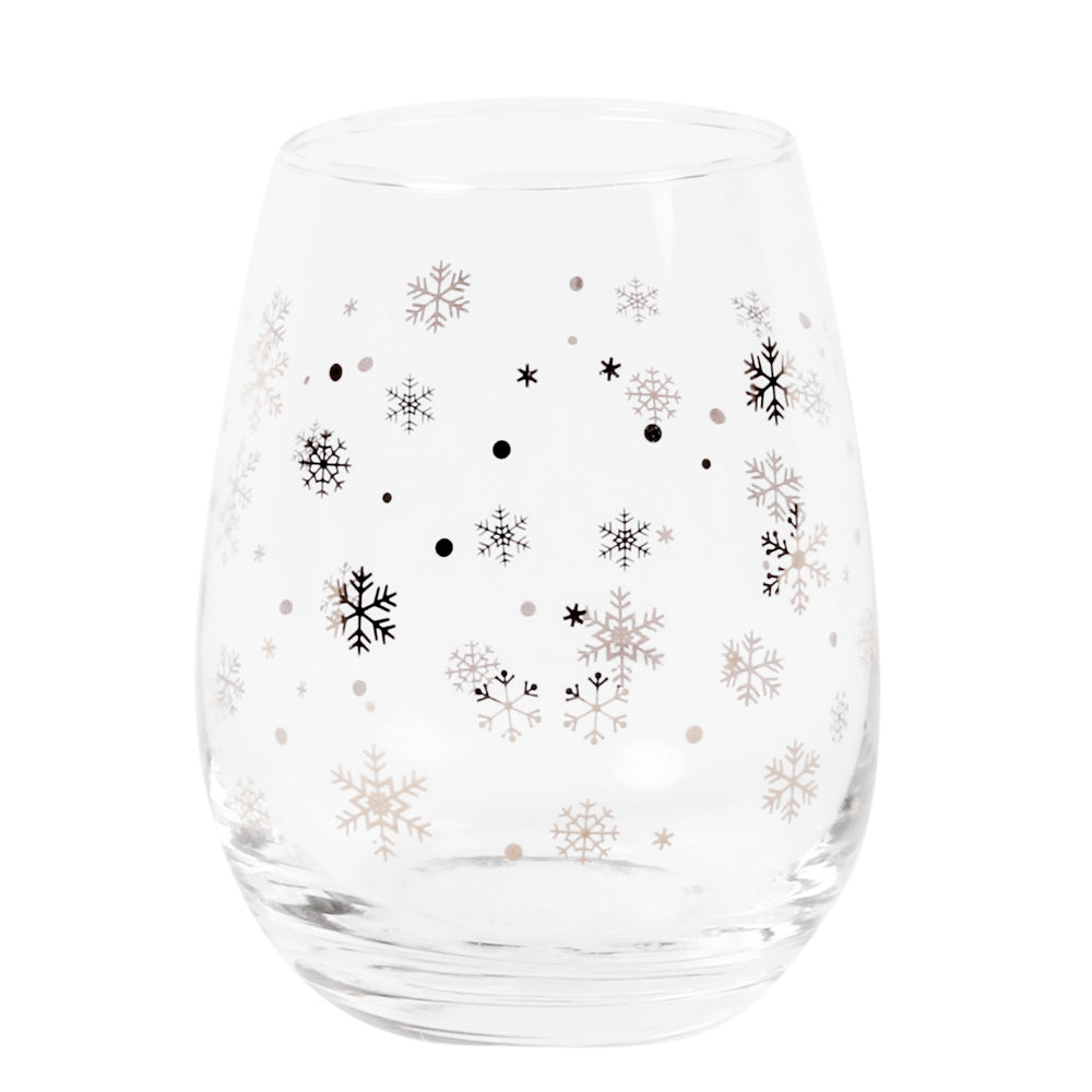 Duo of glasses - Silver flakes