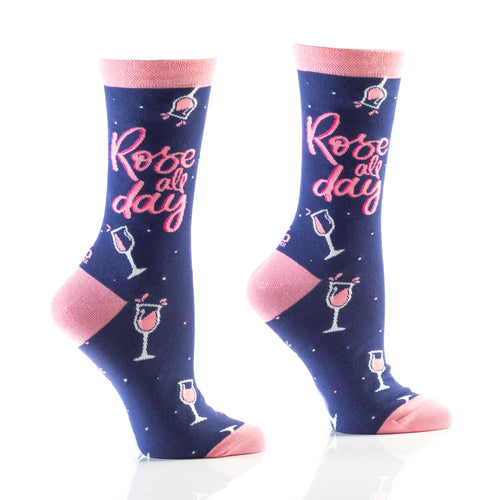 Bas pour femmes - Rose all day||Women's socks - Rose all day