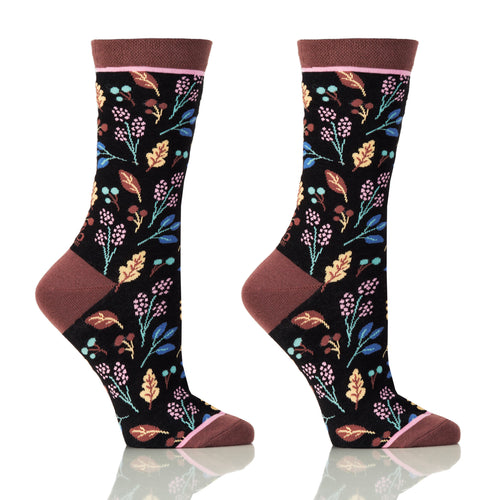 Bas pour femmes - Motifs plantes||Women's socks - Plants patterns