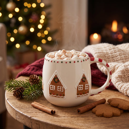 Holiday mug - Gingerbread house