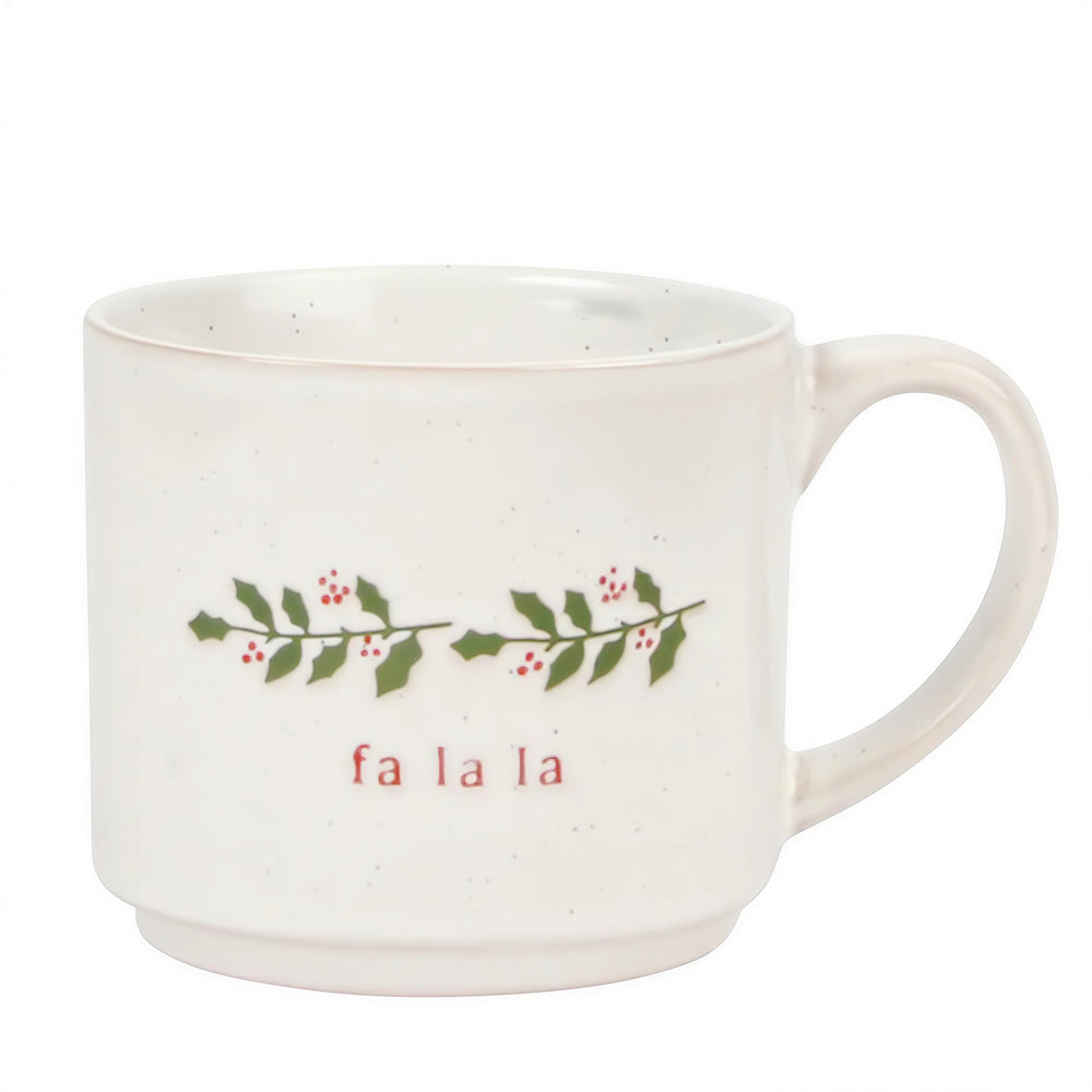Vintage Mug - Fa La La