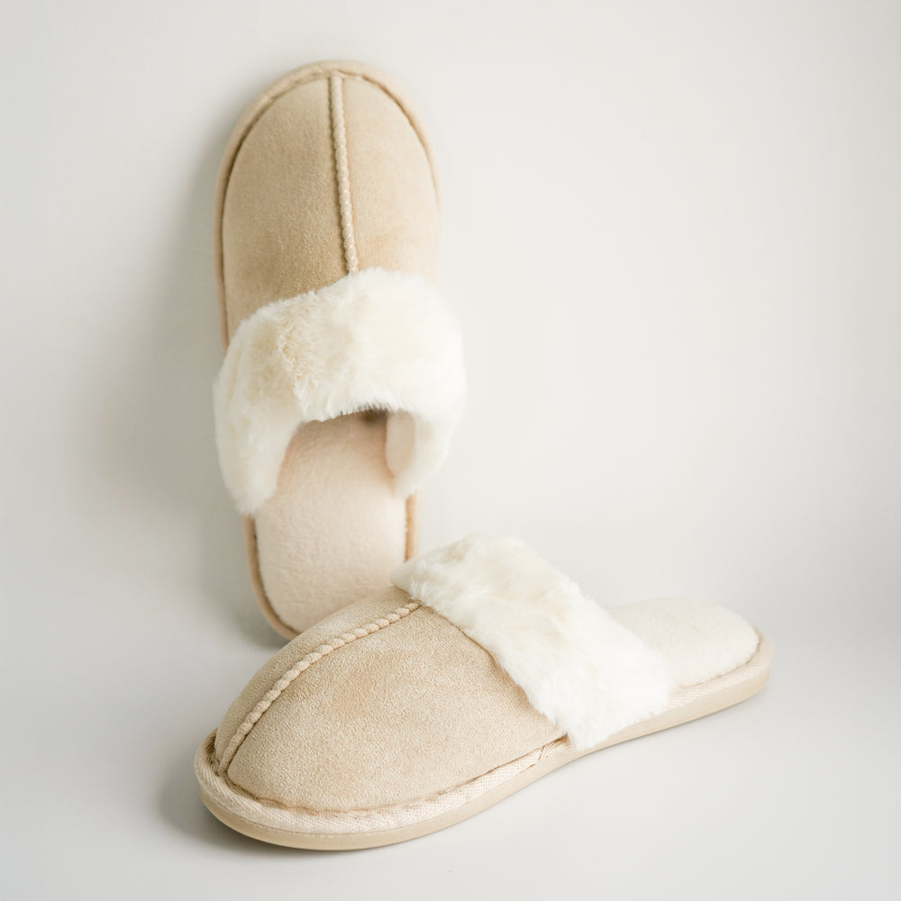 Pantoufle fermée - Beige
