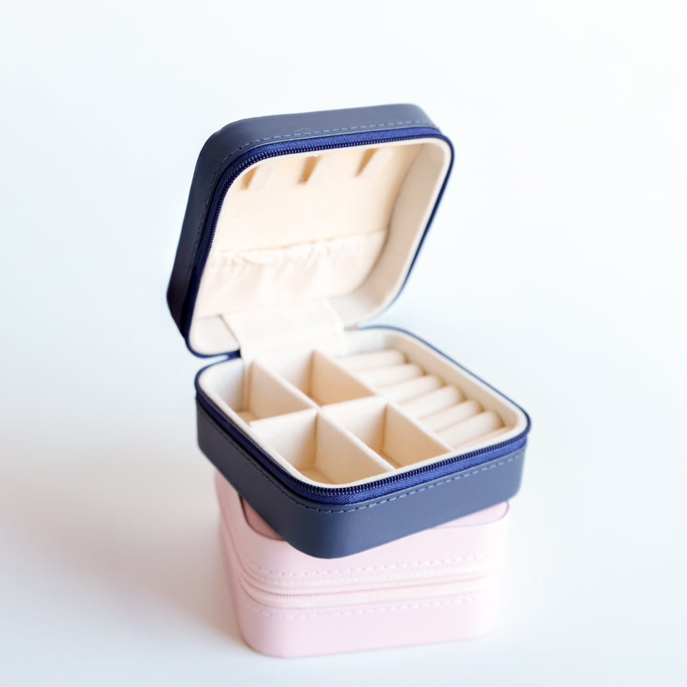 Travel jewelry box - Blue