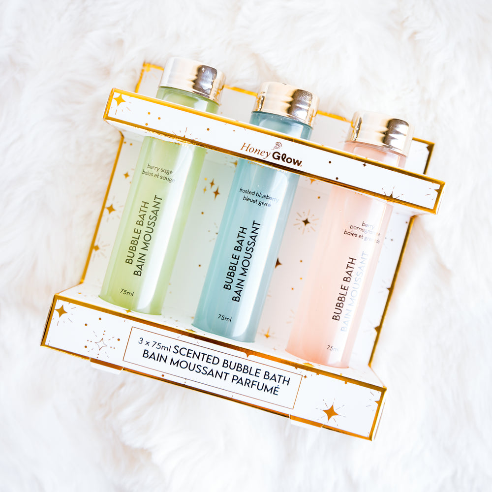 Ensemble de 3 bains moussants