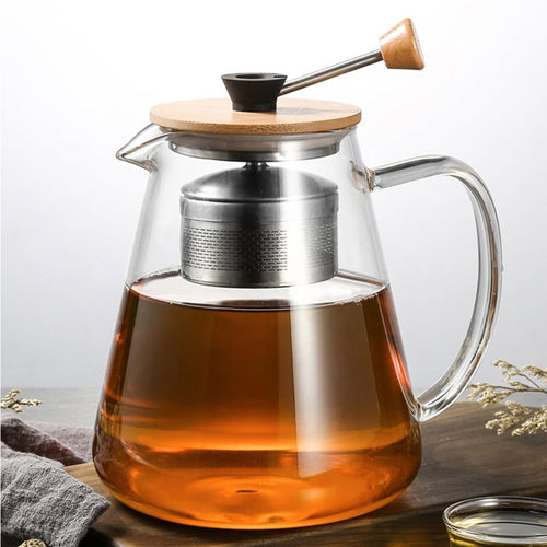 Théière à levier - Verre