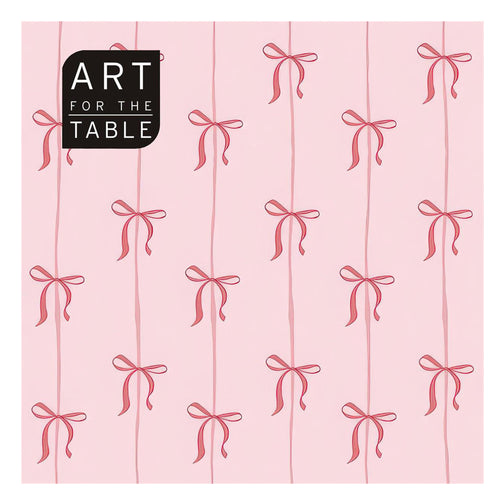 Table napkins - Pink loops