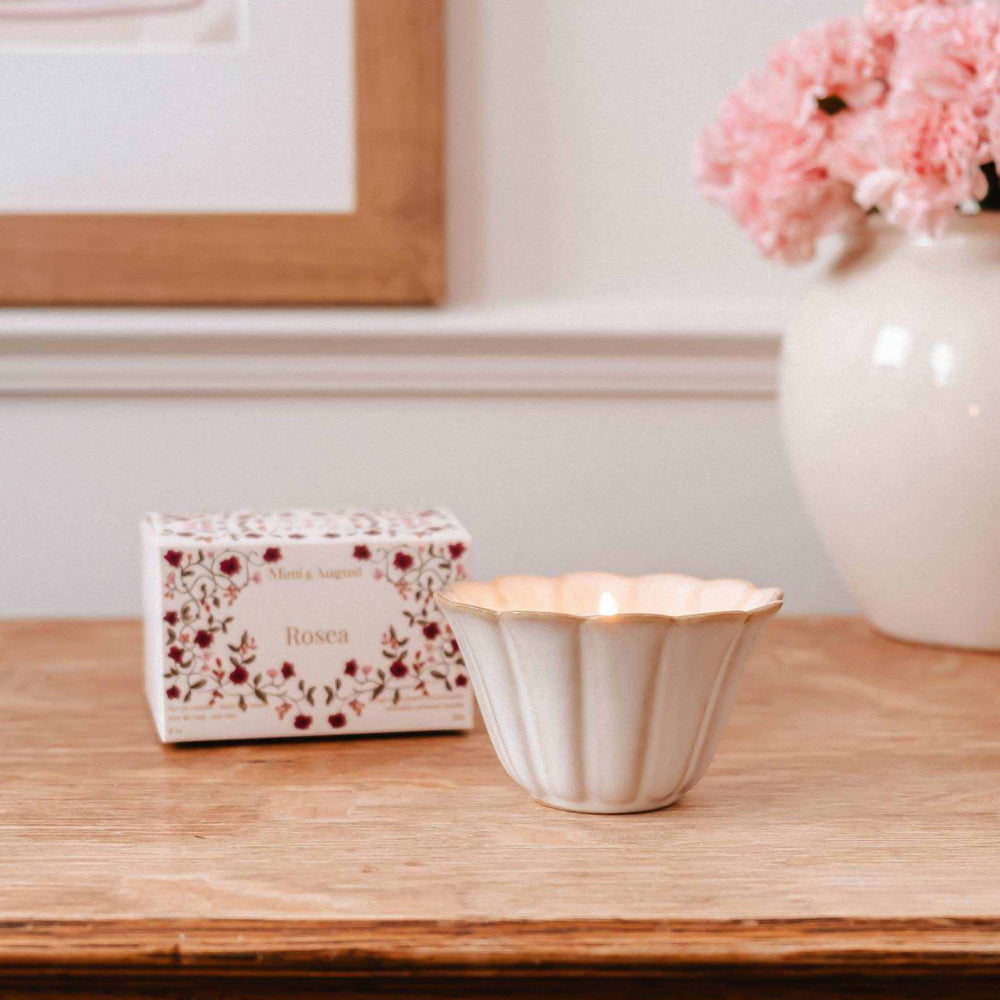 Chandelle parfumée - Rosea (4 oz)