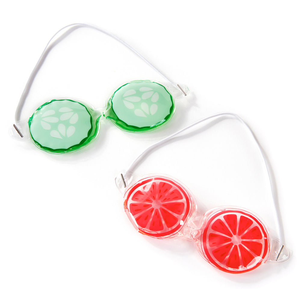 Masque en gel pour les yeux - Pamplemousse||Gel eye mask - Grapefruit