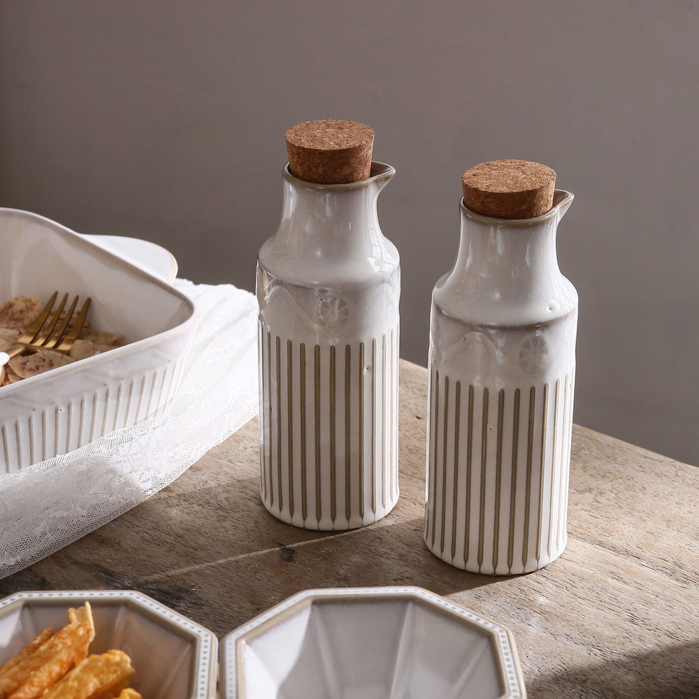 Bouteille d'huile ou vinaigre - Campagnard
