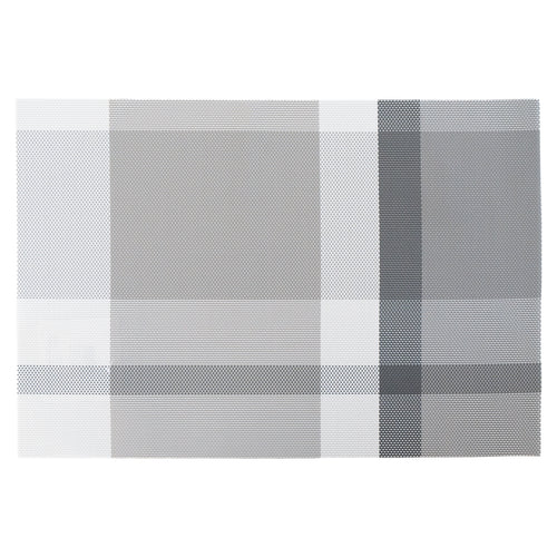 Napperon gris & blanc - Hampton||Grey & white placemat - Hampton