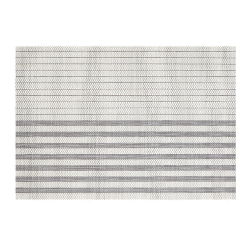 Napperon blanc en vinyle - Ligné||White vinyl placemat - Lined