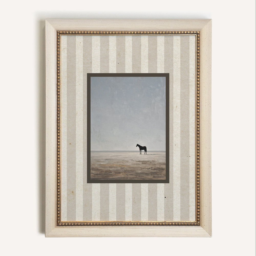 Toile vintage - Lone figure