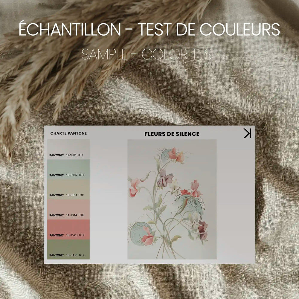 Toile -  Fleurs de silence