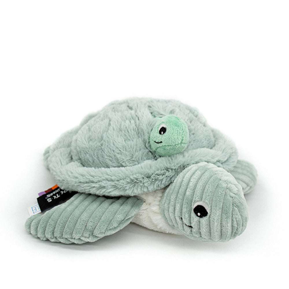 Mom and baby plush - Sauvenou the mint turtle