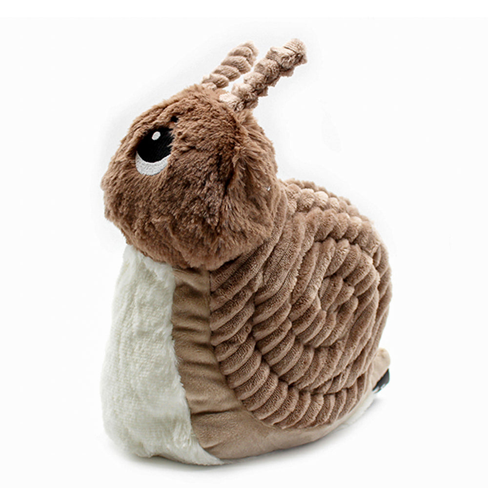 Peluche maman-bébé - Speedou l'escargot brun