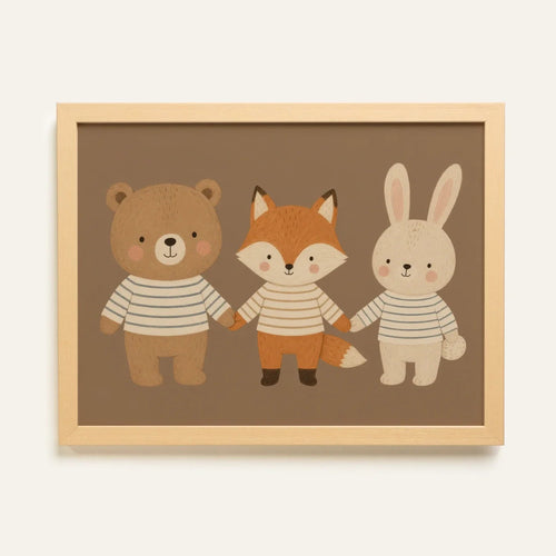 Toile rigide - Best friends trio