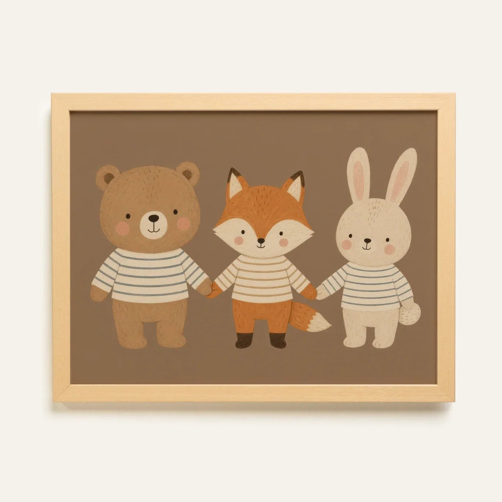 Toile rigide - Best friends trio