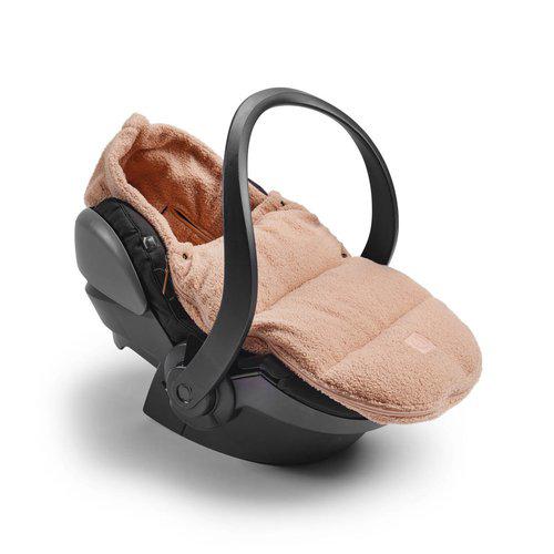 Housse chancelière siège d'auto - Rose bouclé
