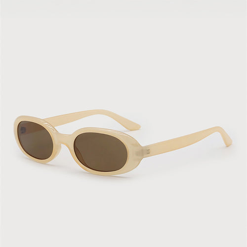 Beige sunglasses - Oval