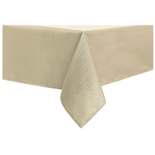 Nappe en tissu texturé - Beige||Textured fabric tablecloth - Beige