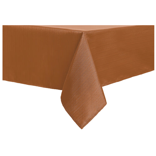 Nappe en tissu texturé - Camel||Textured fabric tablecloth - Camel