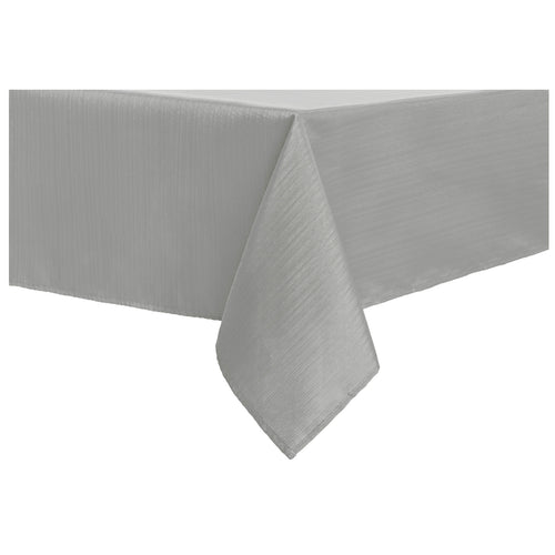Nappe en tissu texturé - Gris pâle||Textured fabric tablecloth - Light grey