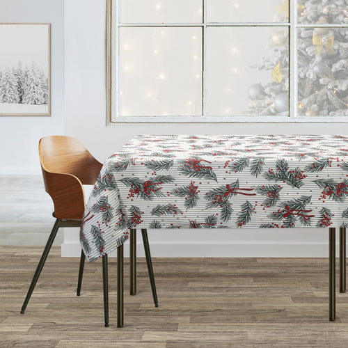 Nappe de Noël - Baies & boucles