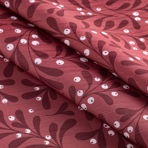 Nappe rouge - Baies blanches