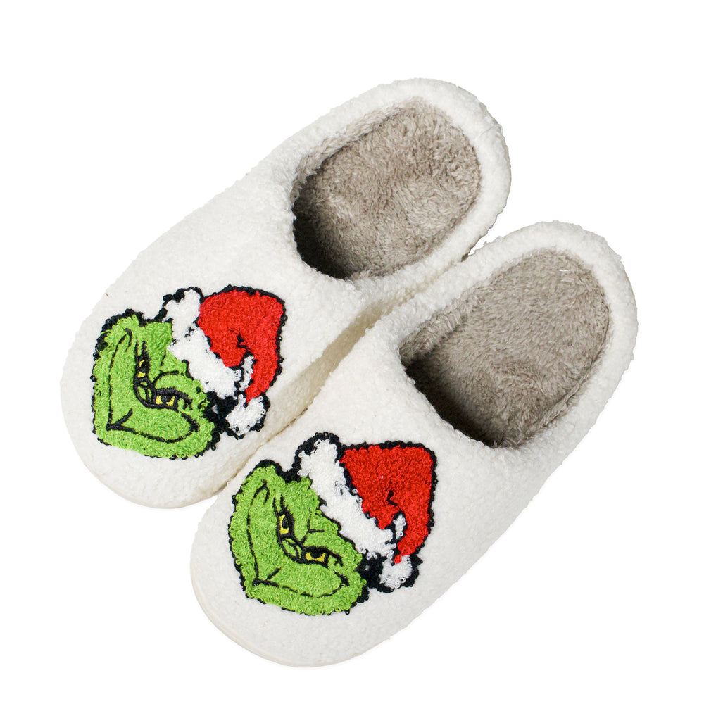 Patterned slipper - The Grinch