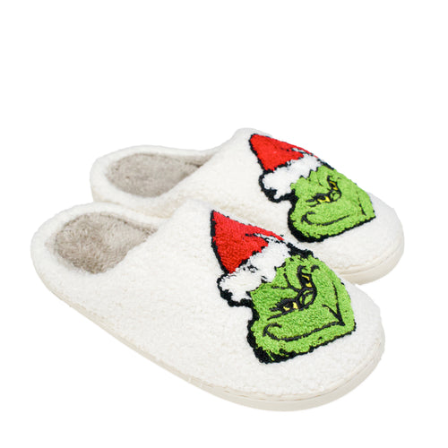 Patterned slipper - The Grinch