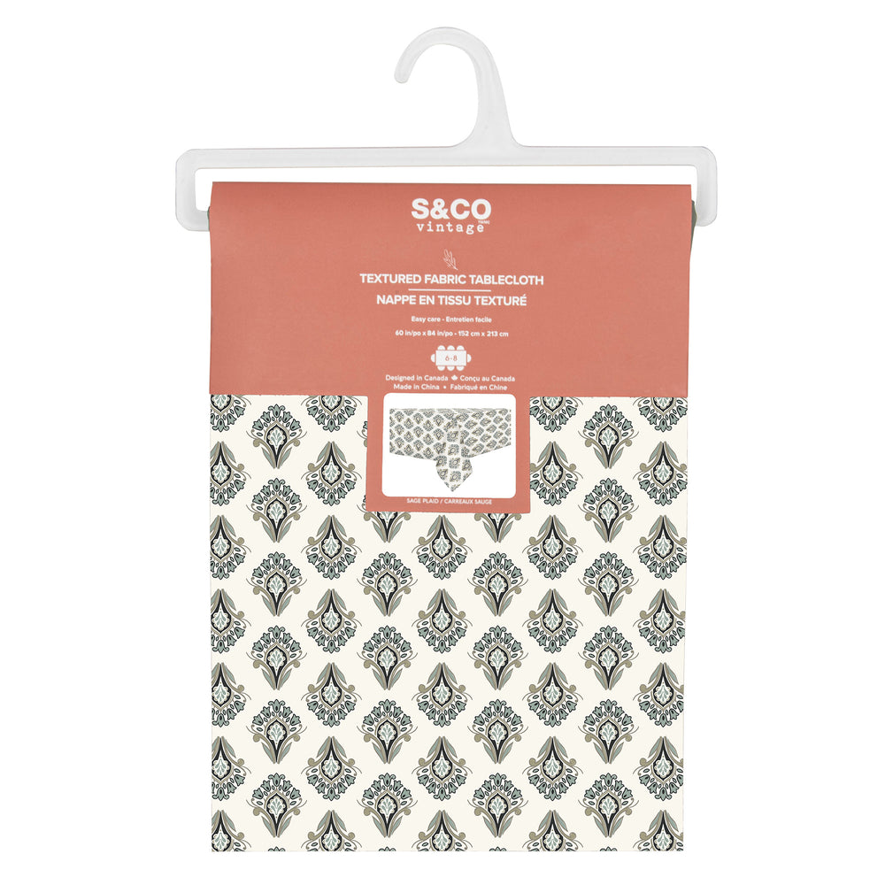 Textured Tablecloth - Heritage Damask