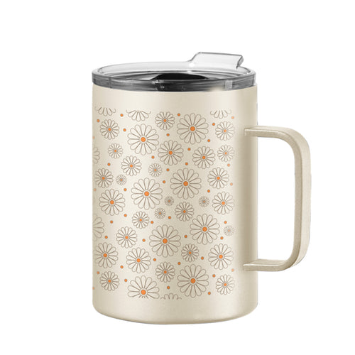 Tasse isotherme beige - Daisy
