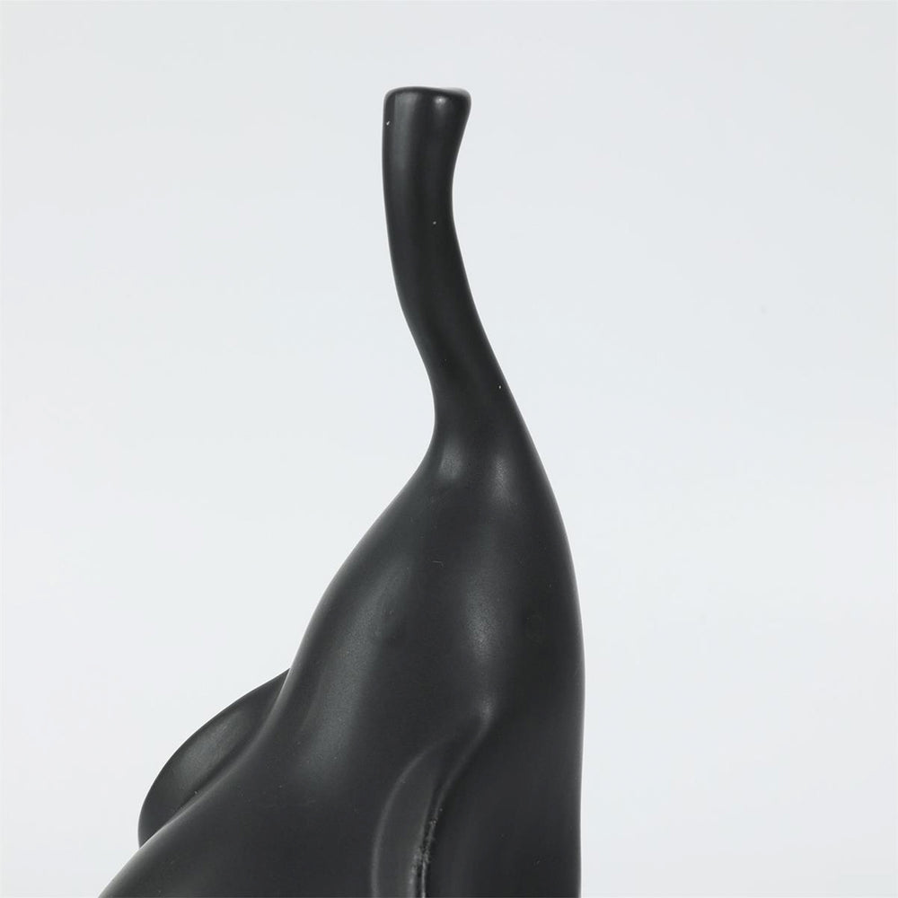 Black Decorative Elephant - 8.75"