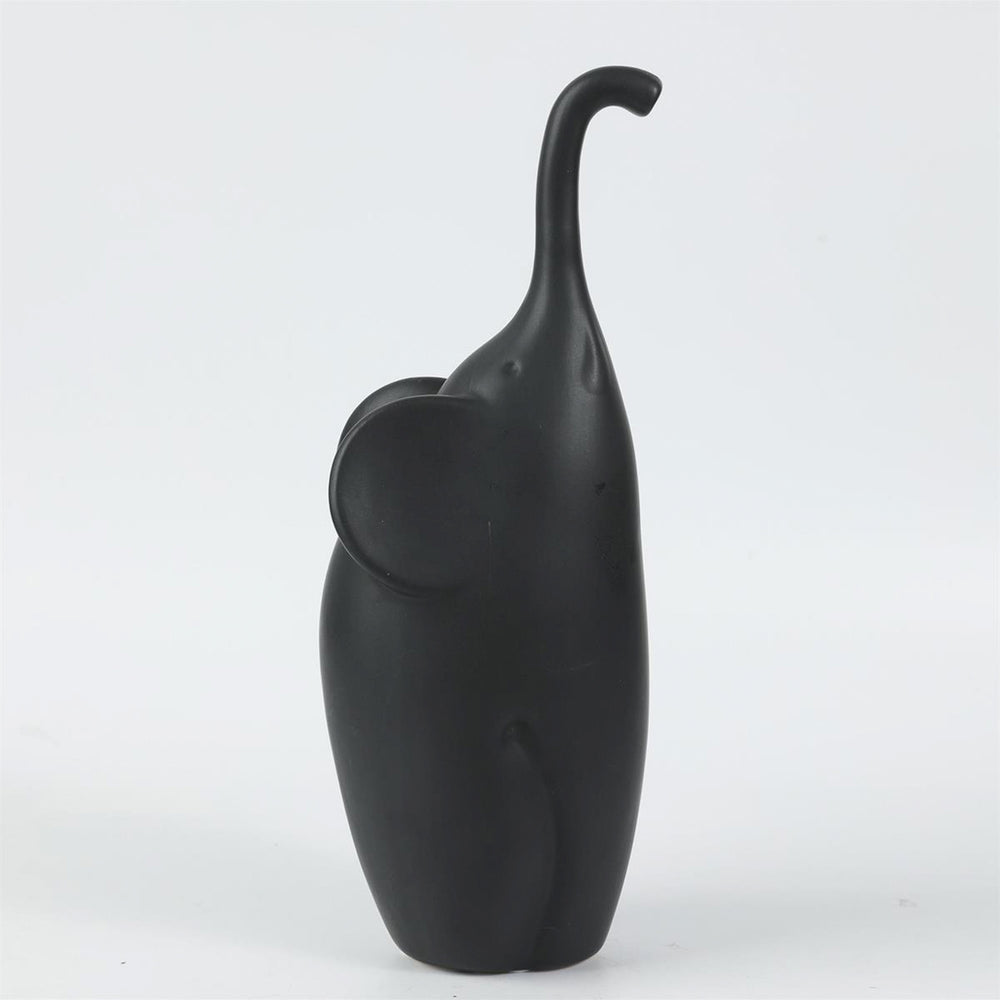 Black Decorative Elephant - 11.65"
