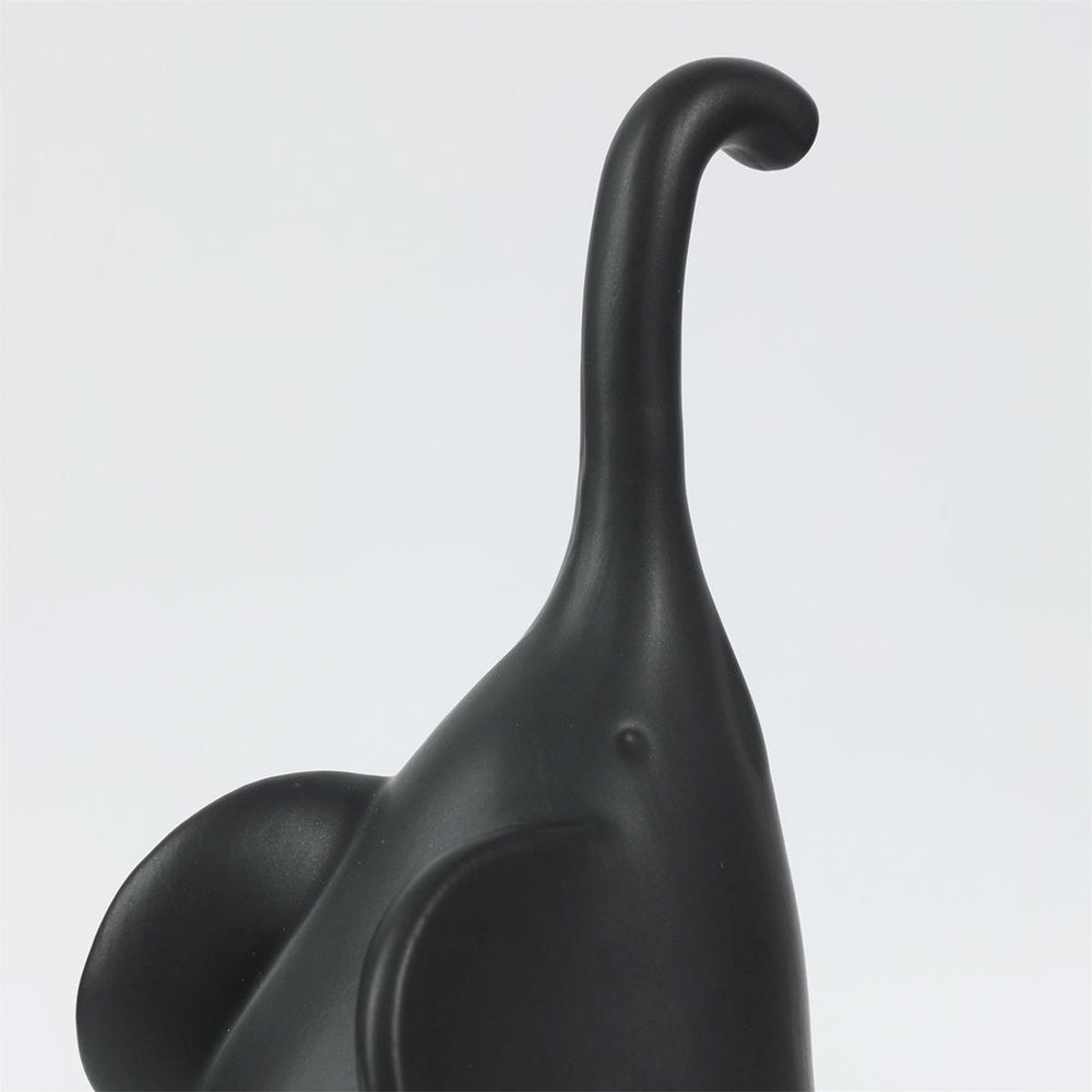 Black Decorative Elephant - 11.65"