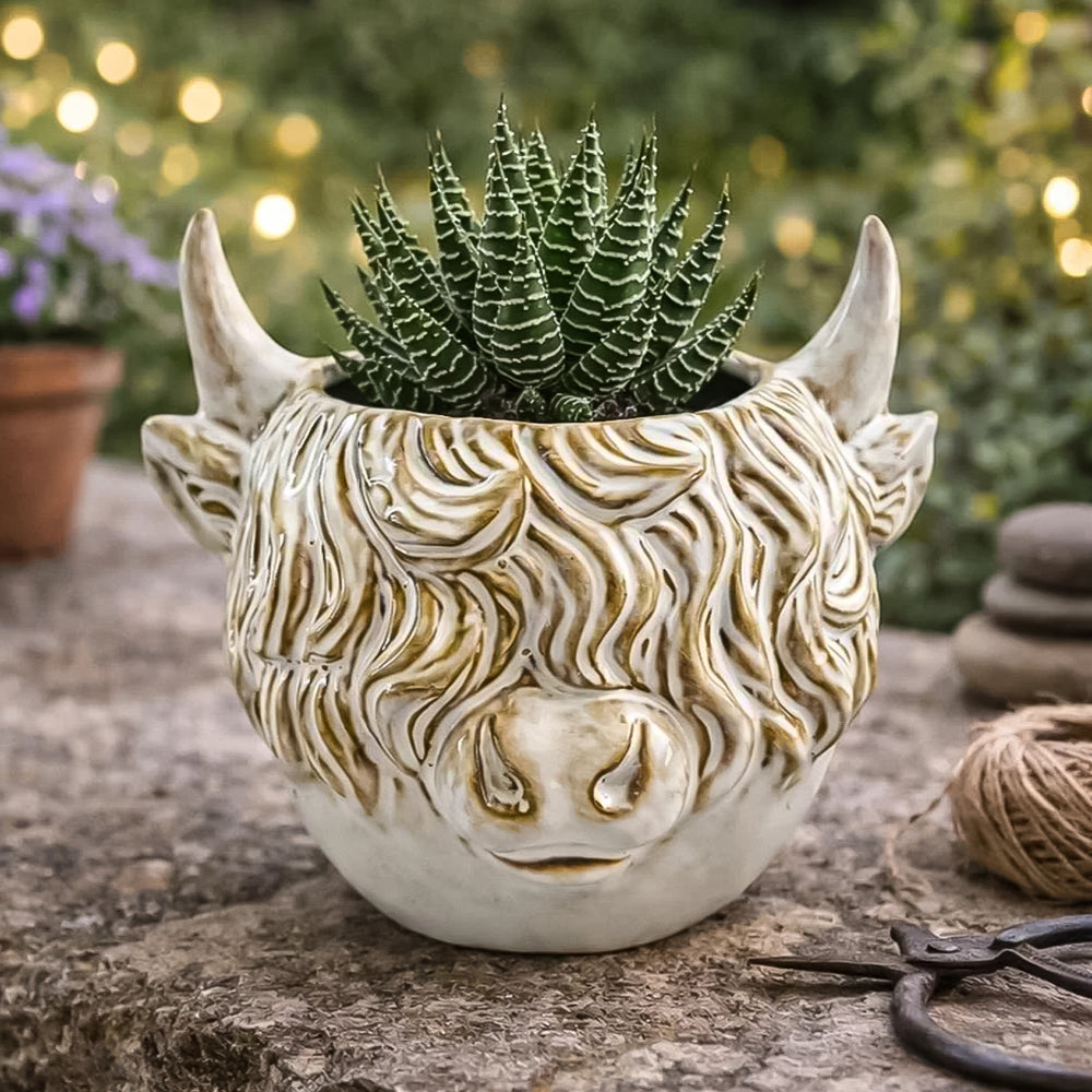 Planter - Highland Cow