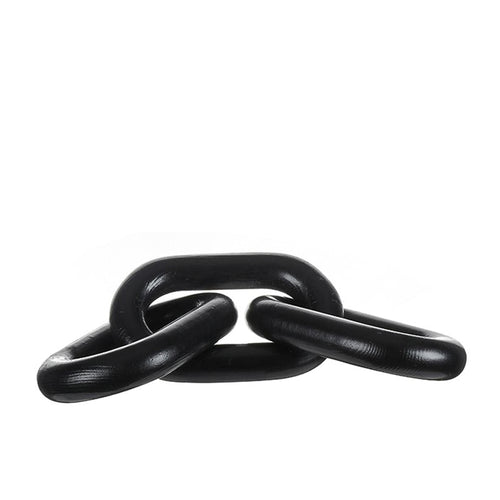 Maillon de chaîne décoratif - Noir||Decorative chain link - Black