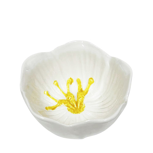 Bol 3,5'' - White flower