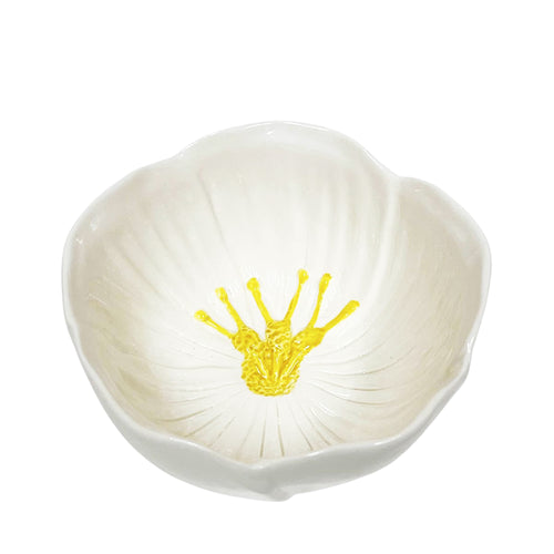 Bol 4,7'' - White flower