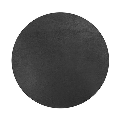 Napperon noir - Faux cuir||Black placemat - Faux leather