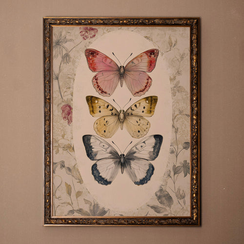 Toile vintage - Danse du temps