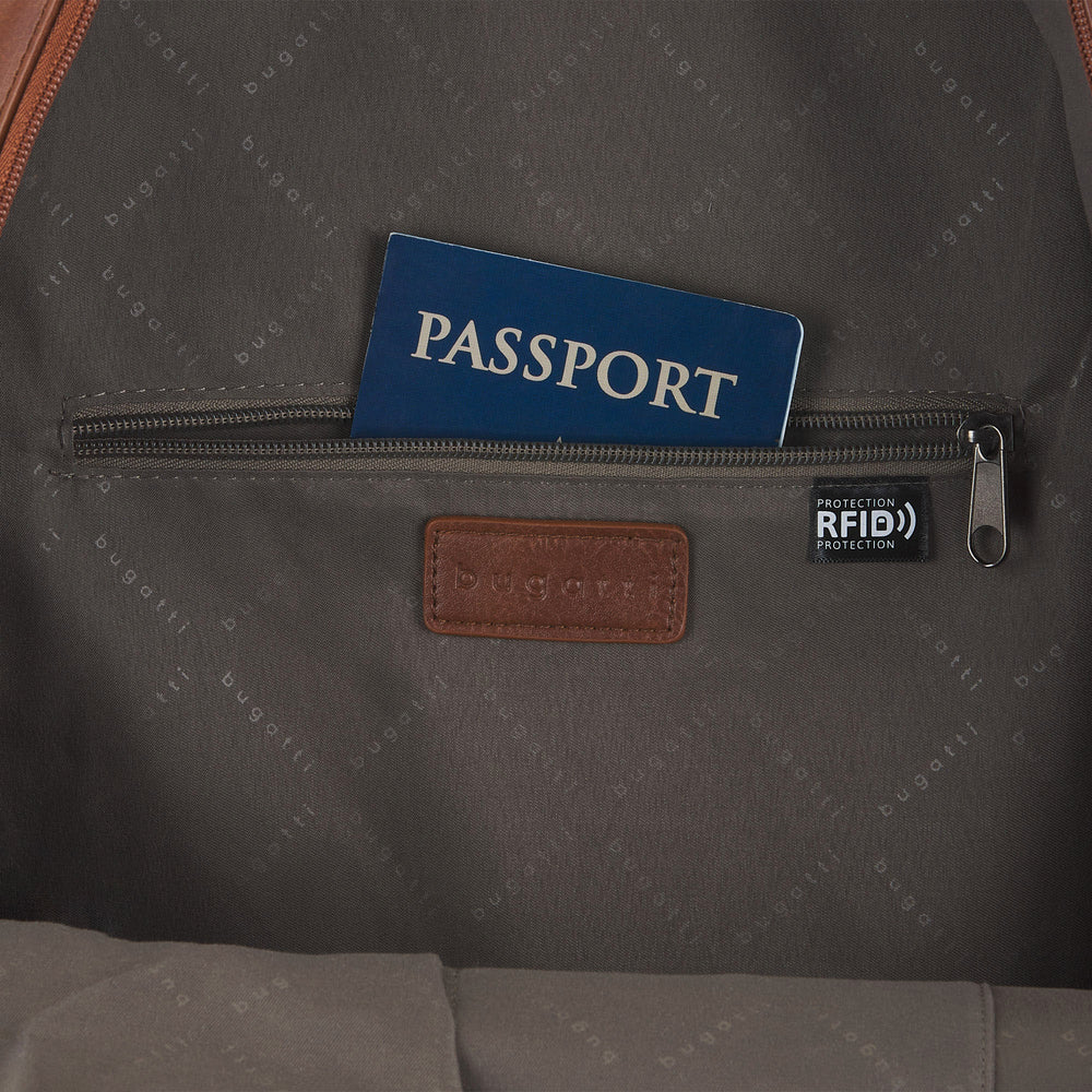 bugatti cognac leather backpack bkp116 Valentino Backpack - Secure and Practical