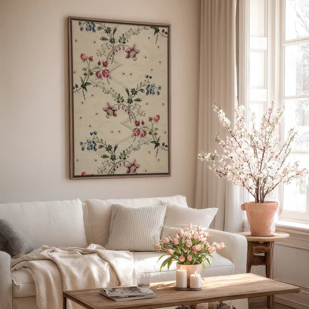 Toile - Ruban de roses