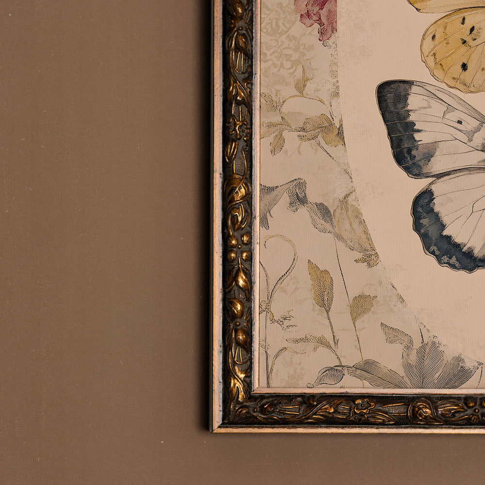 Toile vintage - Danse du temps