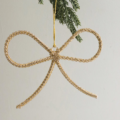 Ornament - Golden bow