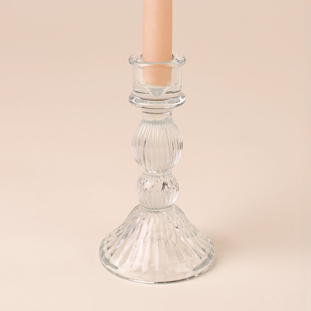 Porte-bougie en verre - Callista