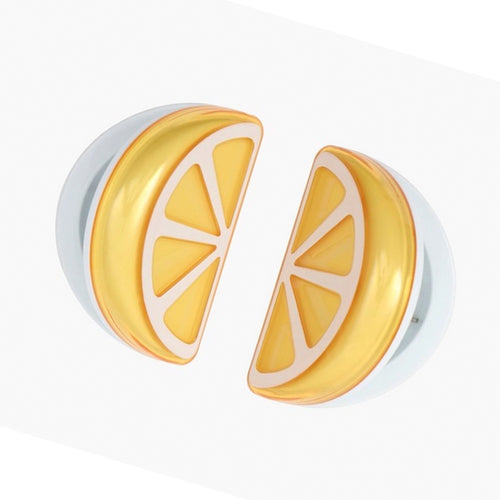 Ensemble pinces à sac (2) - Citron