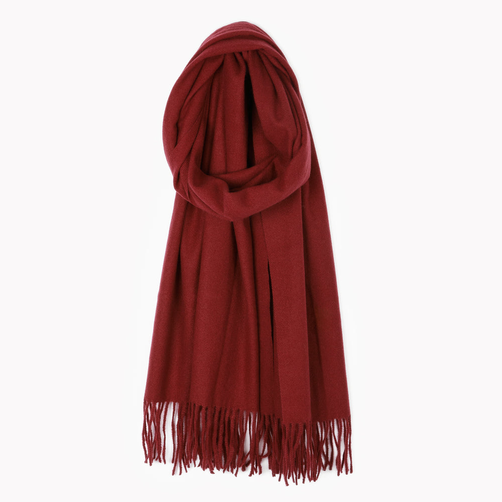 Foulard uni - Bordeaux